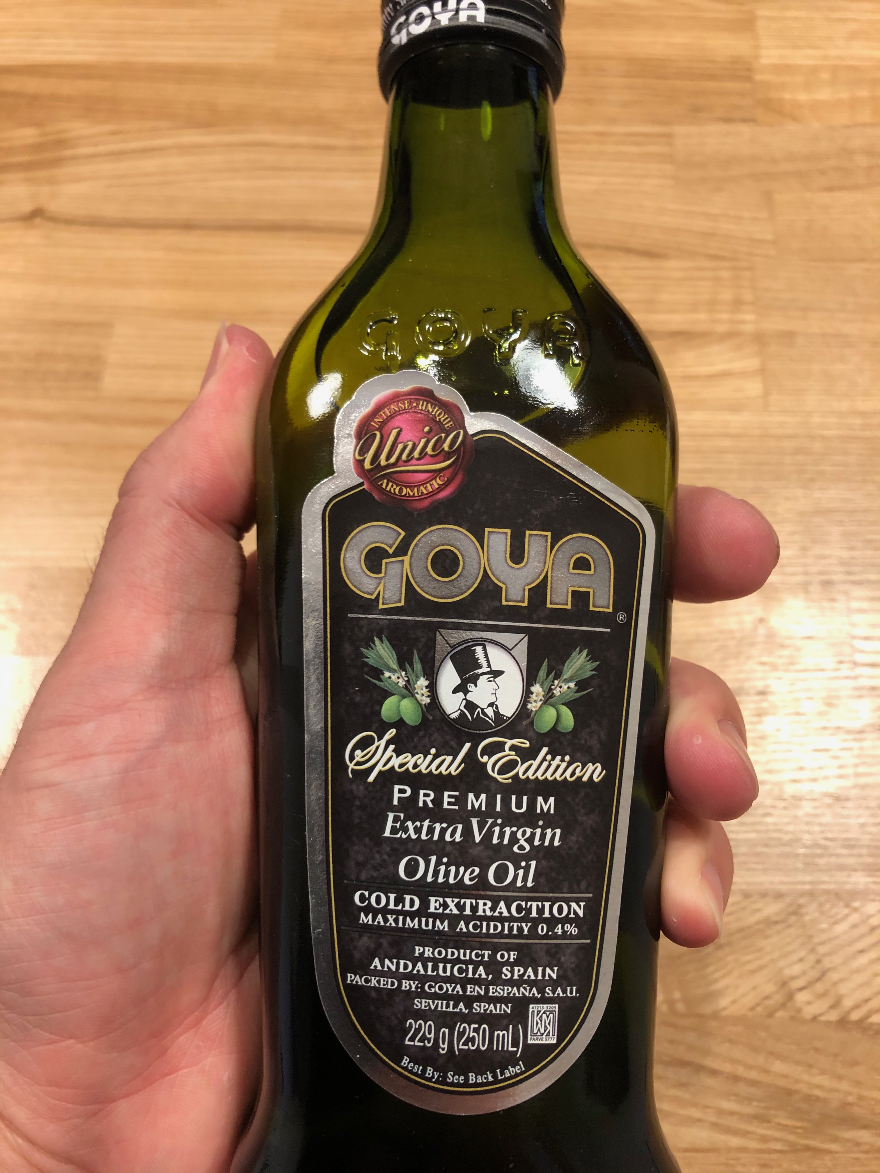Goya ゴヤ エキストラヴァージン オリーブ オイル Unico 実食レポ サラリーマンのオリーブオイルライフ